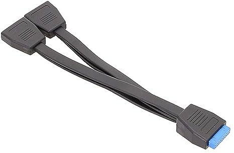 Répartiteur USB 3.0 19/20 Broches Vers Double Port Adaptateur Prises 1 Vers 2 Câble d'Extension Interne Pour Ordinateur Carte Mère 200 mm