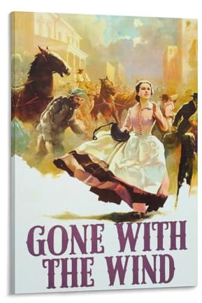 MEIYAN Filmposter aus den 1930er-Jahren, historische Filme, vom Wind verweht