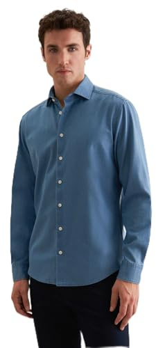 Seidensticker Herren Regular Fit Langarm Casual-Hemd Hemd