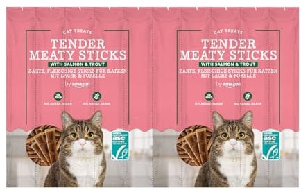 by Amazon Cat Sticks Salmon & Trout 50g