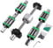 ONLISUM 2PCS HGR20-400mm Linearführung + 1PC SFU1605-400mm Kugelumlaufspindeln mit Kugelmuttern, BF12/BK12, DSG16H, Kupplung, Linearführungs-Kugelumlaufspindel-Set für CNC-Maschinen, 3D-Drucker