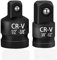 Giantree 2 Stück Adapter Satz, Stecknuss Adapter Satz Stecknuss Adapter Stecknussadapter Schlagschrauber Adapter für Ratschen 1/2 auf 3/8-3/8 auf 1/2 (2 Stück)