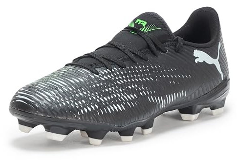 PUMA Men's Future 8 Play Firm, Artificial Ground Soccer Cleats Sneaker, Puma Black-cool Light Gray-fluo Green, 9 UK