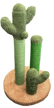 Der KratzKaktus - Stabiler Katzenkratzbaum in Kaktus Optik - Perfekt zum Schutz deiner Möbel - Für glückliche Katzenmomente und Spielspaß