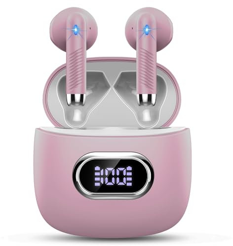 Bluetooth 5.3 Kopfhörer Kabellos In Ear, 2024 Mit Mic, 4 ENC Noise Cancelling, 42H Tiefer Bass, IP7 Wasserdicht Ohrhörer
