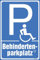 immi Hinweis Schild (Behindertenparkplatz) Hartschaum, 30x20cm