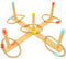 TP Toys Jeu de Lancer d’Anneaux en Bois FSC® – Dès 3 Ans – Activité d’Adresse Intérieur/Extérieur – Développe Motricité et Coordination – pour Enfants et Famille