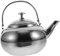 ULTECHNOVO Teiera in Acciaio Inossidabile Bollitore Per Kettle Da Tè Da Cucina Pentola Bollente Del Latte Teiera Per Piano Cottura Annaffiatoio in Acciaio Inox Silver