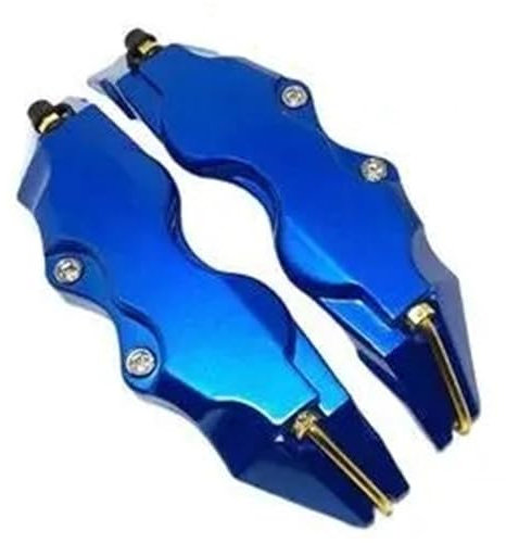 DGOINGPI Brake Callipers & Parts 2pcs Car Brake Caliper Cover 3D ABS Auto Front And Rear Brake Caliper Auto Disc Brake Brake Front(Blue)