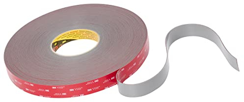 3M GPH-160GF Schaumstoff Klebeband doppelseitig, Grau, Stärke 1.60mm, 12.0mm x 33.0m, 34 N/cm