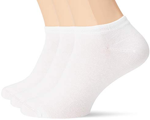 DIM Socquettes Homme Courtes Confort et Respirabilité x3, Blanc, 43-46