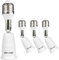 DiCUNO E27 Adaptateur de base 9.5CM Extension, E27 Prolongateur de douille de lampe standard, Rallonge des ampoule, Adaptateur de support de lampe, Paquet de 4