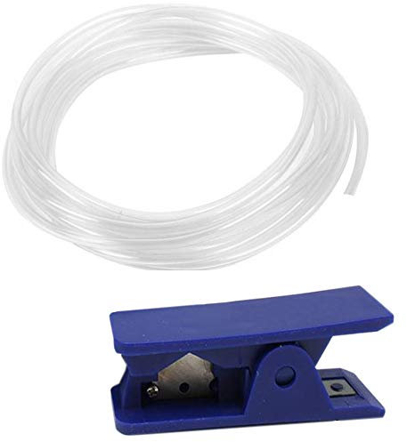 Carkio Tuyau d'air pneumatique en polyuréthane Transparent de 10 m de Long, diamètre extérieur de 4 mm et diamètre intérieur de 2,5 mm
