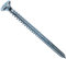 AERZETIX - Lot de 100 - Vis à Bois - Ø3.5x60mm - en Acier Zingué Métal - Tête Fraisée - à Empreinte Cruciforme Pozidriv - Couleur Argent - C44802