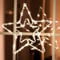 Spetebo LED Lichtschlauch Stern 30 LED mit Timer - Innen und Außen/warmweiß - Fensterdeko Fenster Silhouette beleuchtet Fensterbild