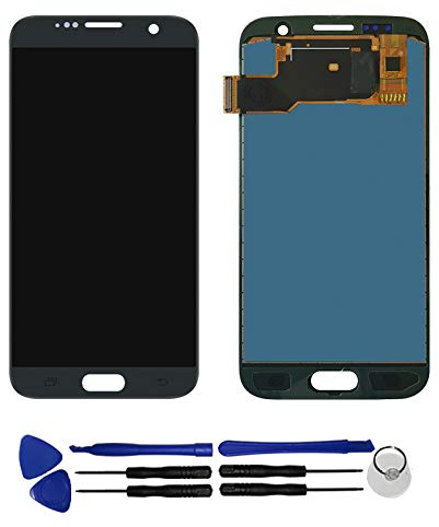OYOG Remplacement pour Samsung Galaxy S7 G930 G930F Ecran Vitre Tactile LCD Assemblé (sans Châssis) (Noir)