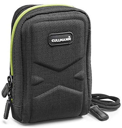 Cullmann Germany - 91570 - Oslo Compact 200 Sacoche pour appareils Photo compacts (Dimensions intérieures 70 x 100 x 30 mm), Noire/Lemon