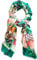 Desigual Damen fou_virtual roze rechthoek Mode Schal, Grün, U EU