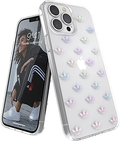 adidas Case Designed for iPhone 13 Pro Max 6.7, Drop Tested Cases, Shockproof Raised Edges, Original Protective Case, Transparent