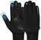 WESTWOOD FOX Winter-Fahrradhandschuhe, Touchscreen-Handschuhe, Winddicht, Herren/Damen, Thermo-Laufhandschuhe, rutschfest, warmes Fleecefutter, zum Wandern, Autofahren, Klettern (Schwarz, XL)