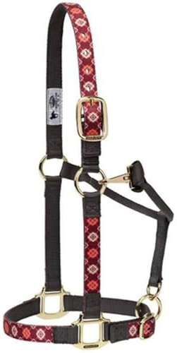 Weaver Equine Pferdehalfter, verstellbar, gemustert, Nylon