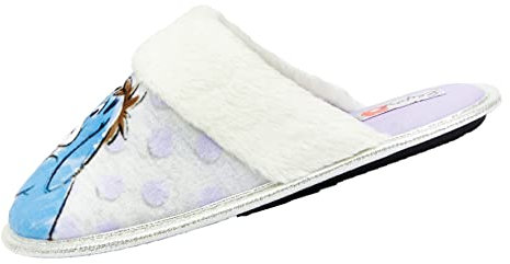 Disney Eeyore Damen Hausschuhe mit Pantoletten, mehrfarbig, 37 EU