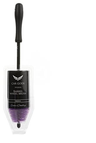 Car Gods Barrel Wheel Brush - Removes Dirt, Grime, Brake Dust, Long Reach, Scratchless Results