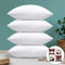 Sungeek 4er Set Weihnachten Kissenbezüge mit Kissen Füllung 45x45 cm, Leinen Dekorative Zierkissenbezüge Kissenbezug Deko Kissenhülle für Sofa Couch Schlafzimmer Wohnzimmer (Schlitten Schneemann)