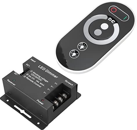 Dimmer LED Senza Fili DC 12V 24V con Telecomando, Regolatore di luminosità RF Touch LED Controller per Luce di Striscia LED dimmer led 24v striscia led 12v dimmer led 12v dimmer per led