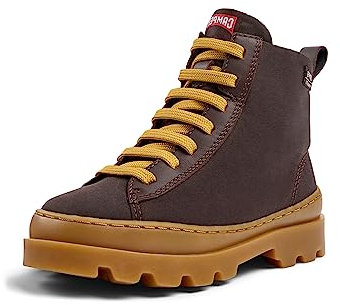 Camper Brutus K900318, Caviglia barca Unisex - Bambini e ragazzi, Marrone scuro 004, 33 EU