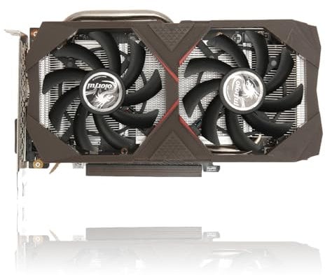 Carte Graphique GTX 1660 Super 6 Go, GDDR6 192 Bits PCIE 3.0X16 pour Ordinateur de Jeu, Double Ventilateur de Gel, Carte Vidéo avec Prise en Charge HDMI/DP/DVI 8K HD