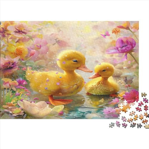 Little Yellow Duck Ungelöstes 3D-Puzzle Mit 1000 Teilen Für Erwachsene Und Jugendliche Ab 12 Jahren 1000pcs (75x50cm)