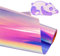 Holographic Blue Heat Transfer Vinyl 10.5IN x 6FT Rainbow HTV Iron on Vinyl for DIY Iron on Fabrics T-Shirts Hats HTV Vinyl Roll for Clothes