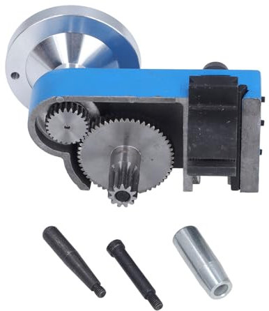 Drehmaschinenschlitten, Mini-Werkzeugmaschinen-Schiebekasten mit Leitspindel mit 2,0 Mm Steigung, Handrad aus Aluminiumlegierung, Drehbarer Kurbelgriff für 0618 CJ18 CJ0618A 7x12