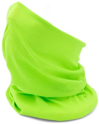 MAPIMANIA -Schlauchschal Herren Damen fluoreszierendes Grün, Multifunktionstuch Sommer, Motorrad Halstuch, UV Schutz, Bandana, Stirnband, Kopftuch