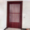 Falttüren Innentüren Faltbare Falttür aus Aluminium mit Roter Holzmaserung, Breite/Schmale Falttür aus Mattiertem Acryl, Interne Falttüren für Waschküche, Türöffnung, Badezimmer(43x80in (109x203cm))