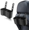 VBGURR Getränkehalter Auto, 2 In 1 Multifunctional Getränkehalter Auto Rücksitz Beifahrer für Auto Becherhalter Auto, Kaffeebecher und Getränkedose(Schwarz)