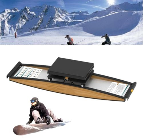 twostronking Aeroski-Trainingsgerät, Skitrainer, Mit Abnehmbarer Basis, 150 Kg Tragkraft, 0-100 Kg Einstellbarer Widerstand, Geeignet Für Ski-Hobbyhalle/Fitnessstudio