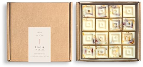 Pear & Freesia, Luxury Soy Wax Melts, Highly Scented, Long-Lasting Home Fragrance, Pear & Freesia, Gift Set - 16 Melts Various Scents - Perfect for Gifts (Pear & Freesia)