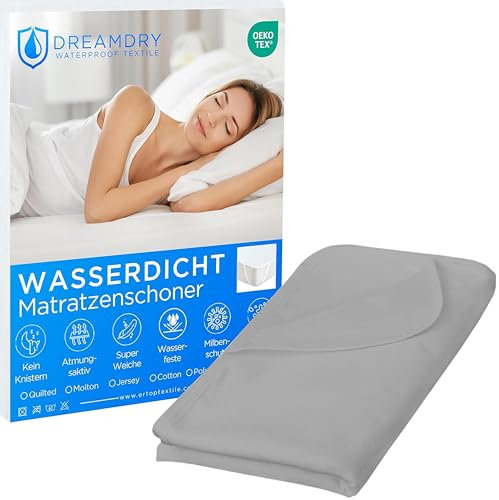 Dreamdry Matratzenschoner 60x120 für babybett - Inkontinenzunterlage waschbar, Matratzenschoner wasserdicht, wasserdichte Matratzenauflage Baby, Nässeschutz