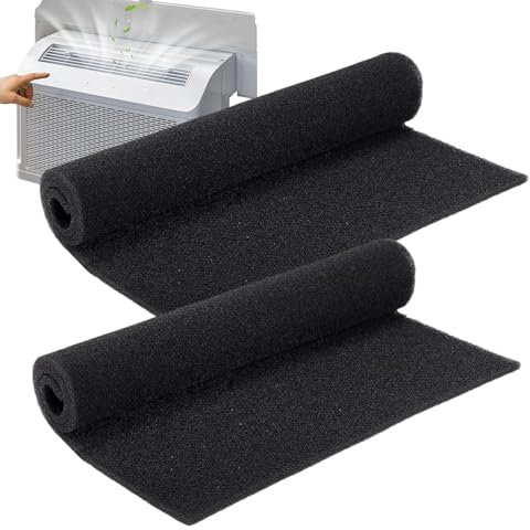 Filtre de rechange pour climatiseur | Mousse filtrante en éponge à charbon | Feuille de coupe flexible de rechange pour purificateur d'air | Filtres de rechange réutilisables pour climatiseur