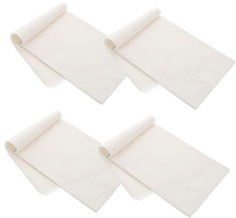 INOOMP 4Pcs Fiber Lens Cleaning Paper for Eyeglasses Cameras Microscopes Absorbent Wipes for Stain Fingerprint Removal for Lab Photography Use