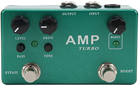 Yctze Multifunktional Overdrive Boost Effect Pedal mit True Bypass - Metal -Gitarrenpedal für Vielseitige Klangsteuerung