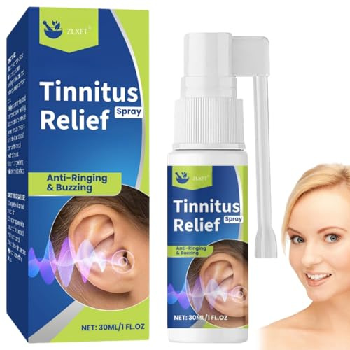 Tinnitus Spray,Tinnitus Relief Spray,Spray für Tinnitus,Tinnitus Relief Spray Mittel,Ohrenspray Zur Ohrpflege,Tinnitus Relief for Ringing Ears,Ohrentropfen,Tinnitus Ohrentropfen,30ml