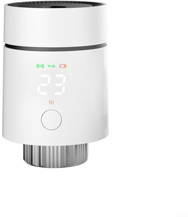 CNANRNANC Válvula termostática de radiador, para válvula de control de temperatura ZigBee, válvula de radiador inteligente adicional para control de hogar inteligente