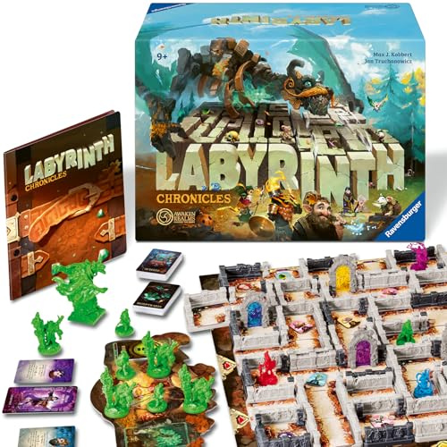 Ravensburger 25014 - Labyrinth Chronicles - Kooperatives Brettspiel ab 9 Jahren, Special Edition, reichhaltig ausgestattetes Gesellschaftsspiel
