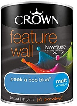 Crown Retail Feature Wall Peek-a-boo Blue 1.25 L