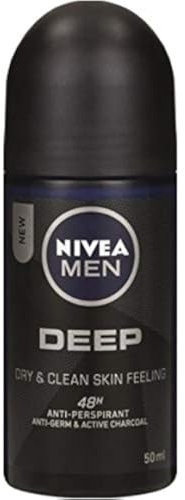 NIVEA Men Deo Roll-on Deep Anti-Transpirant - 3er Pack (3 x 50 ml)
