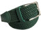 LisaModa Unisex Stretch Flechtgürtel in vielen Farben (Grün, 85-115)