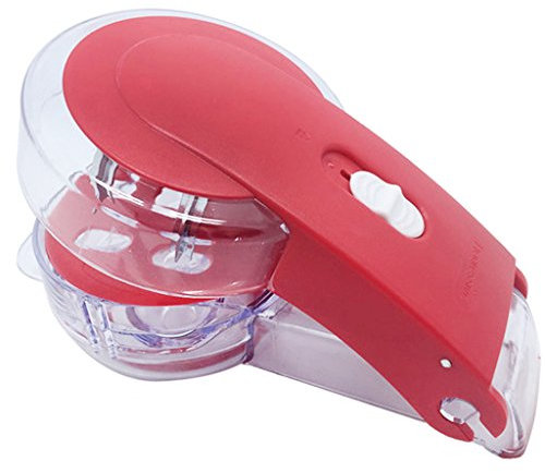 HomeDecTime Kirschentkerner Oliven Entsteiner Jujube Entkerner Erdbeeren Fruchtentkerner Rot Kunststoff